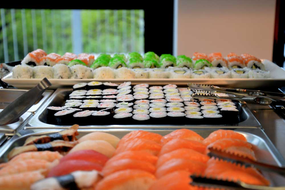 Buffet Sushe und Maki